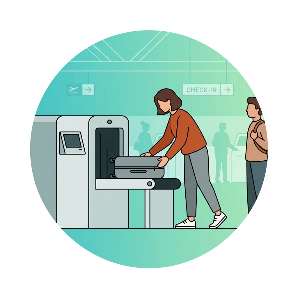 Screen your luggage upon entry